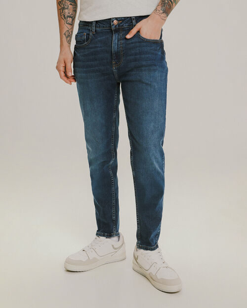 Jeans Carrot Efecto Lavado